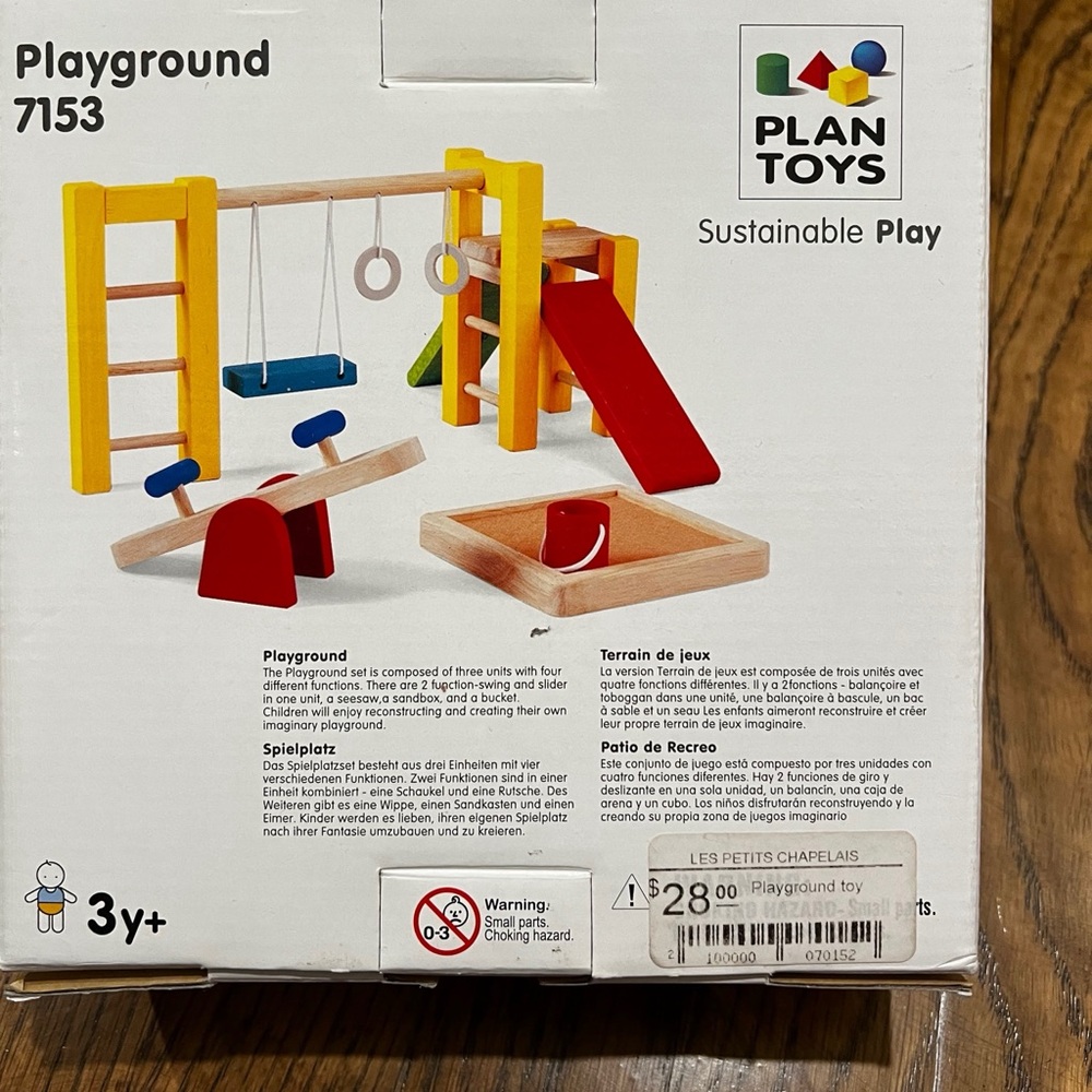 Plan Toys Toddler Playground Building Set 7153 RARE Fun Great Gift Sustainable - Picture 2 of 5